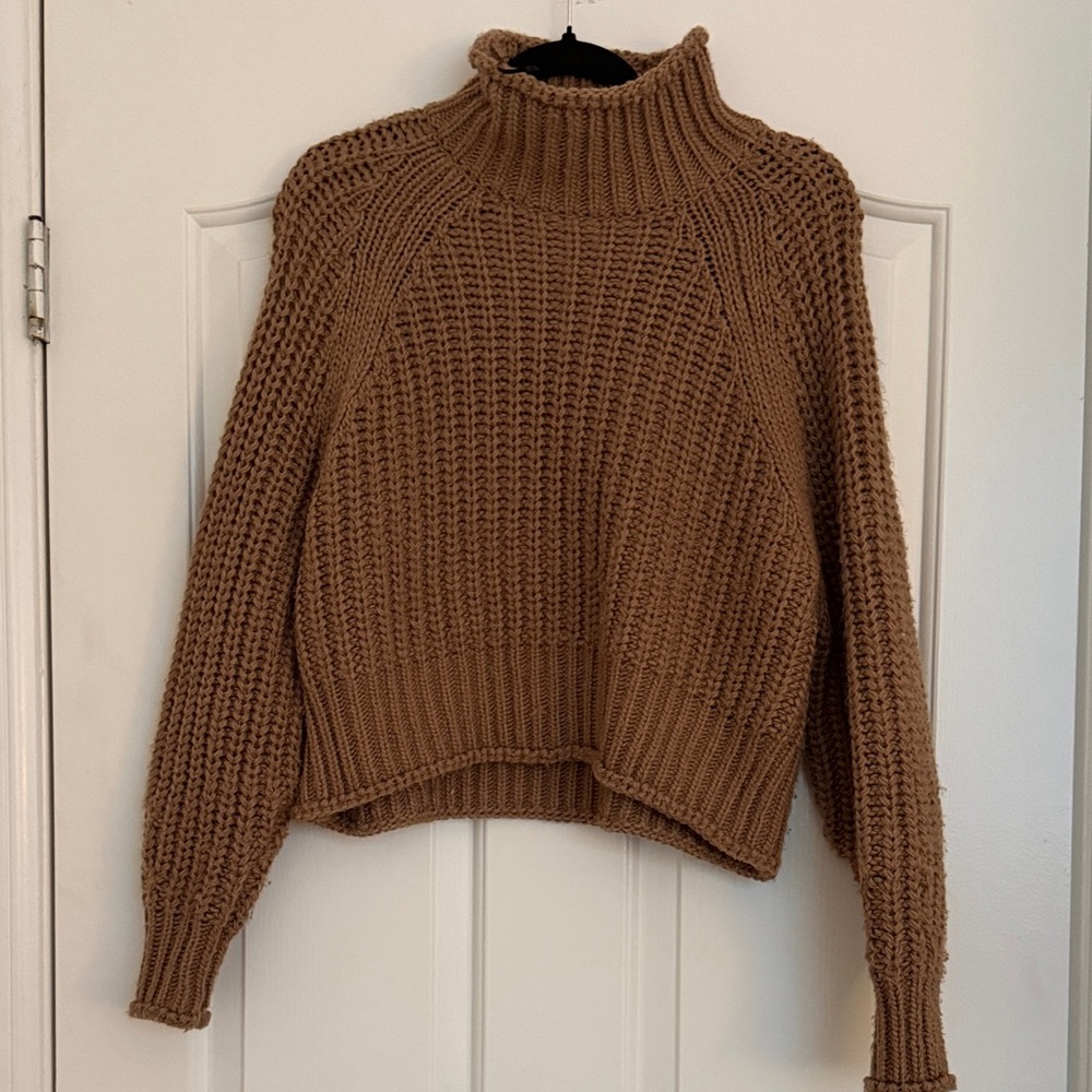 H&M Warm Brown Turtleneck Sweater